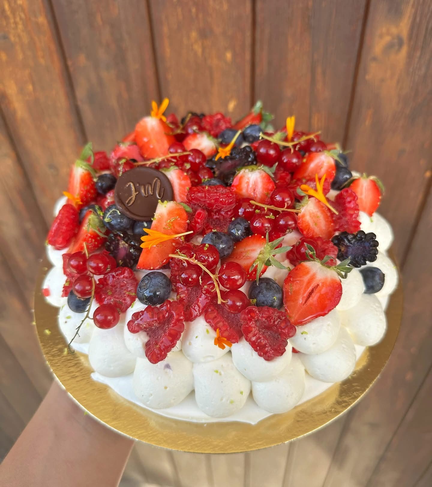 La Pavlova aux fruits rouges