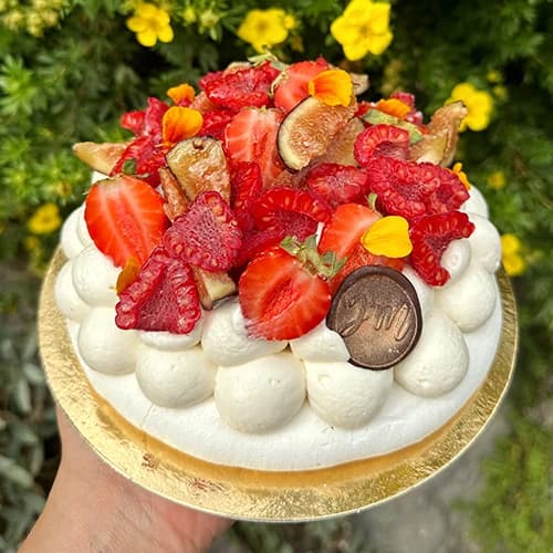 La Pavlova aux fruits rouges
