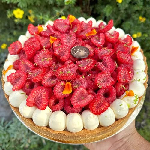 Tarte moderne Framboise
